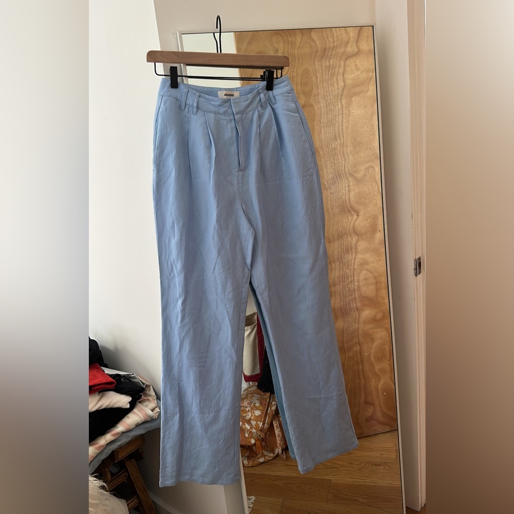 Danielle Guizio Baby Blue Pants